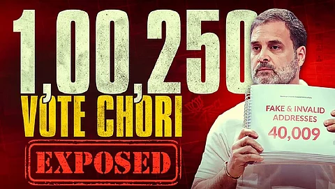 Congress launches campaign urging people to 'register' against 'vote chori'