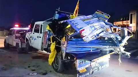 7 children among 11 killed as pickup van rams into truck in Rajasthan's Dausa