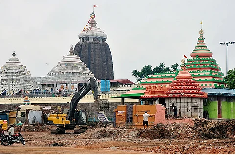Graffiti threatening 'demolition' of Jagannath Temple in Puri found