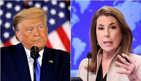 President Trump , State Department spokesperson Tammy Bruce