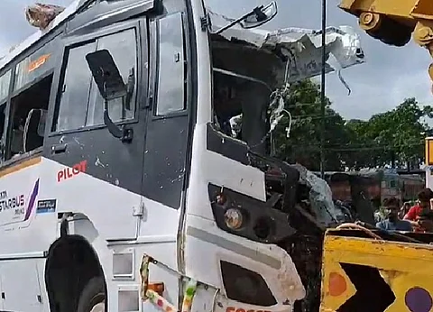 10 pilgrims from Bihar killed, 35 injured as bus rams into truck in West Bengal's Burdwan