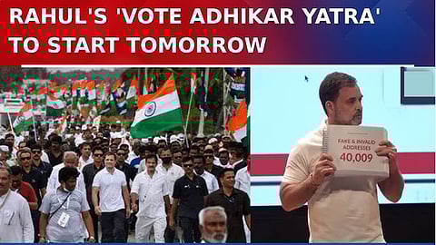 Rahul to launch the 'Yatra' in Bihar on Aug 17