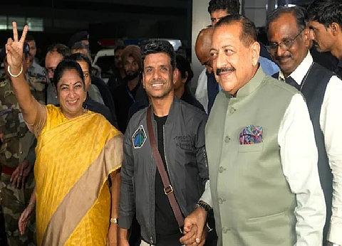 Shubhanshu Shukla returns to India to a warm welcome