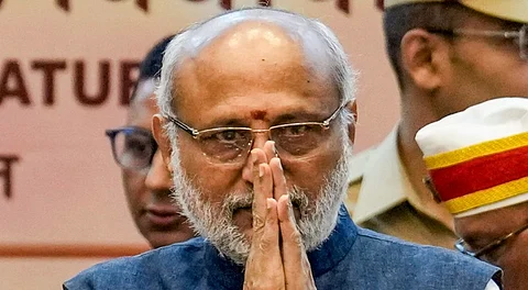 n this June 24, 2025 file photo, Maharashtra Governor C.P. Radhakrishnan at a gathering, in Mumbai.