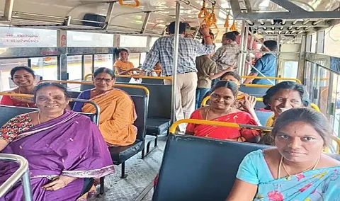Over 12 lakh women in Andhra use 'Stree Shakti' free bus service in first 30 hours