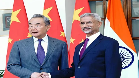 Chinese Foreign Minister Wany Yi , External Affairs Minister Jaishankar