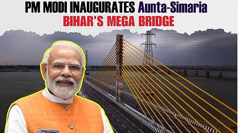 1.86-km-long Aunta-Simaria Bridge on Ganga River