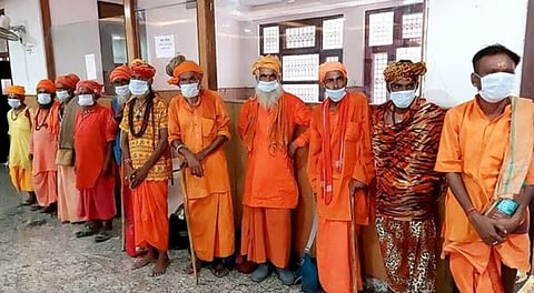 Babas taken for questioning during Operation Kalanemi.