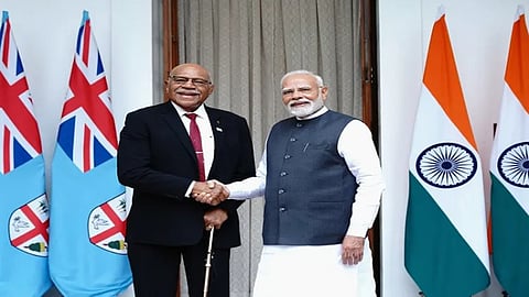 Modi holds talks with Fijian counterpart Rabuka