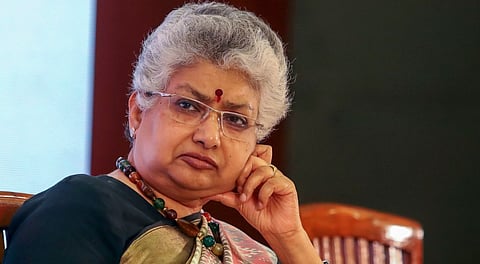 Supreme Court Judge Justice BV Nagarathna during a southern zone regional conference on 'Family: The Basis of Indian Society', in Bengaluru, Karnataka, Saturday, April 12, 2025.