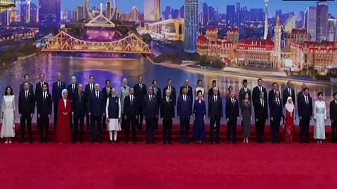 The summit meeting of the Heads of State of the 10-member Shanghai Cooperation Organisation (SCO)