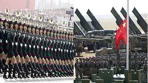 China is showing off its weaponry