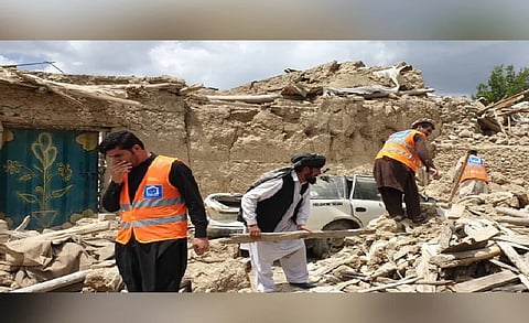Earthquake in eastern Afghanistan