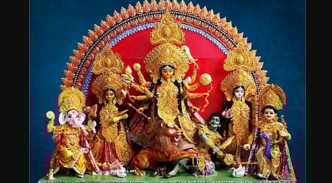 Durga idol