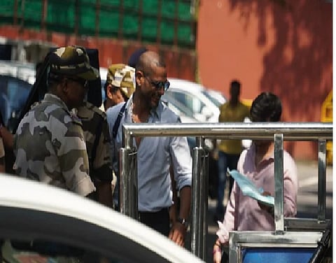 Shikhar Dhawan appears before ED in illegal betting app case