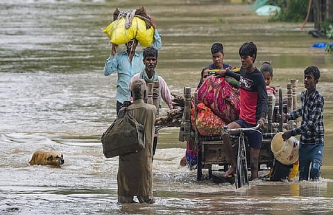 Yamuna swells past 207 metres in Delhi, floodwater inundates nearby areas