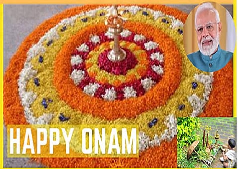 PM Modi greets people on Onam