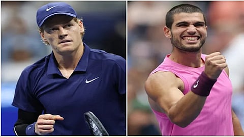 Sinner vs. Alcaraz showdown at the US Open is their third Slam final in a row.