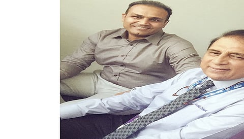 Indian greats Virender Sehwag, Sunil Gavaskar