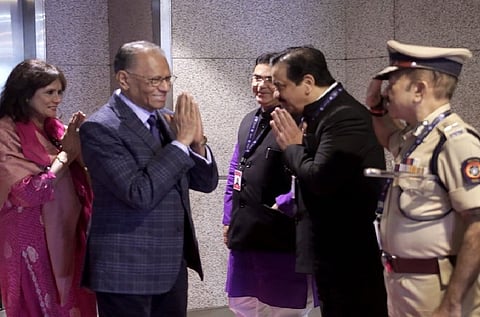 Mauritius PM arrives in Mumbai