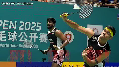 Satwik-Chirag pair enters Hong Kong Open semifinals