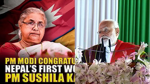 Shining example of women empowerment: Modi
