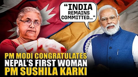 And underscored India's commitment to the peace, progress, and prosperity of the people