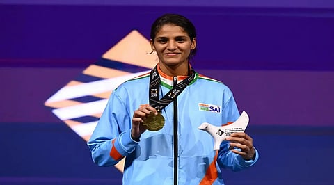 Indian boxer Jaismine Lamboria