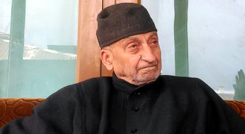 Former Hurriyat Conference chairman Abdul Gani Bhat