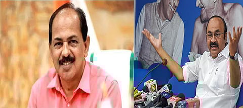 Minister G R Anil and Leader of Opposition in the Kerala assembly V D Satheesan