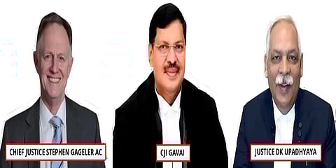 Share dais in the Supreme Court of India