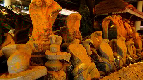 Fisherman nets serpent idols off Kerala coast
