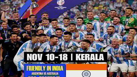 Argentina football team likely to play Australia in Kerala between Nov 12-18