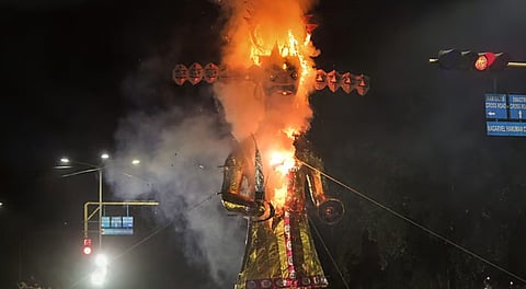 Ravana effigy