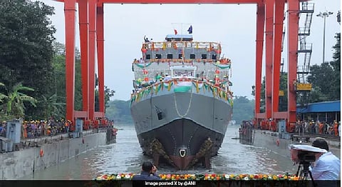 Indian Navy commissions Anti-Submarine Warfare vessel 'Androth' in Vizag