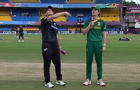 New Zealand elect to bat against South Africa in Women's World Cup match