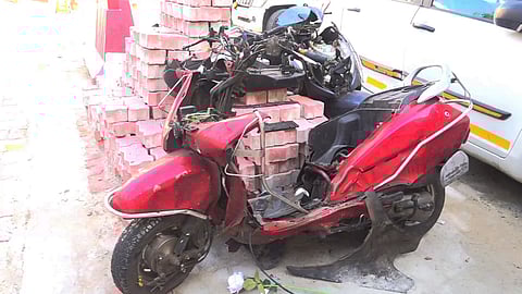 after explosive was hurled