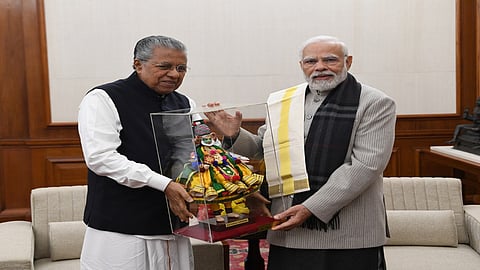 CM P Vijayan apprised PM of the financial situation of the state.