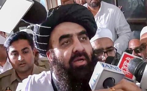 Afghan minister Amir Khan Muttaqi