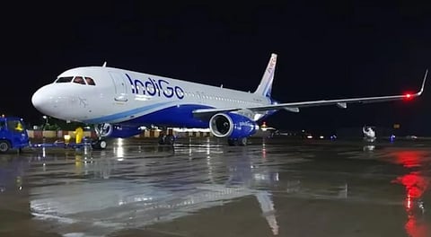Indigo plane