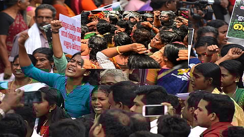 321 booked over violent protest at waste plant in Kerala