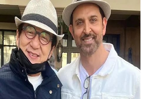 Hrithik Roshan meets Jackie Chan