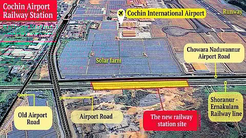 Central nod for Cochin Airport railway station project