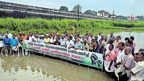 BJP's farmers protest in Palakkad