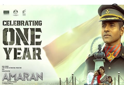 Sai Pallavi celebrates one year of 'Amaran'