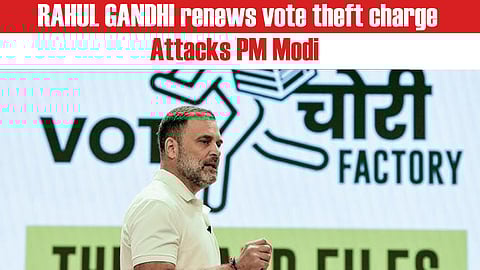 Rahul renews vote theft charge