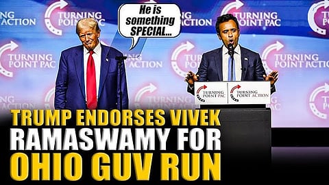 Trump endorses Vivek Ramaswamy for Ohio Governor