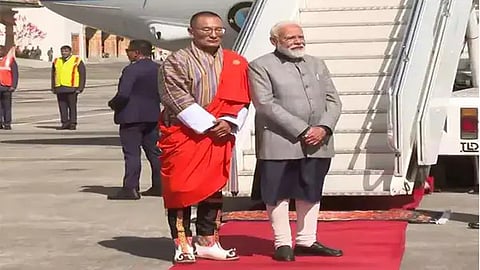 PM Modi arrives in Bhutan for 2-day visit
