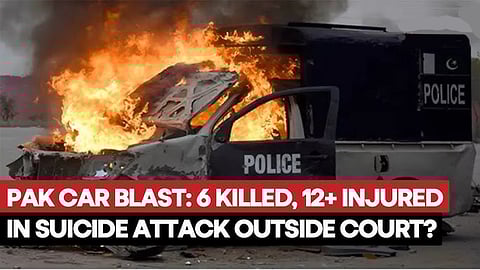 12 killed in suicide attack outside court in Islamabad