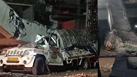Man dies as girder collapses on vehicle